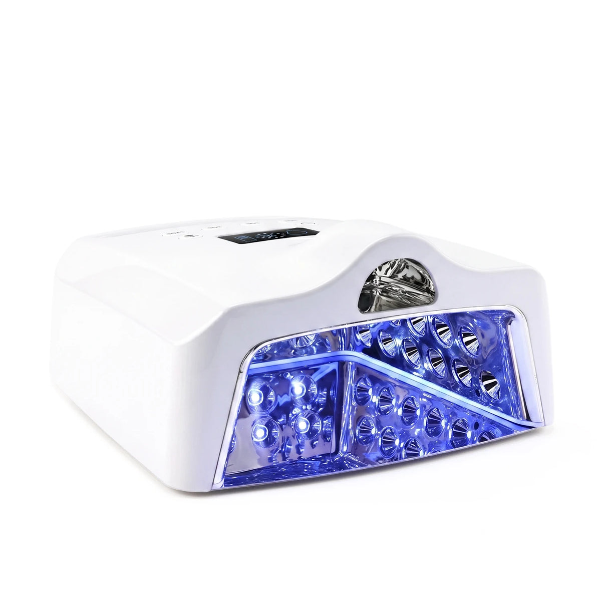 128W UV LED Nail Lamp Portable Cordless Gel Polish Dryer 365 Nm 405 Nm Fast Curing