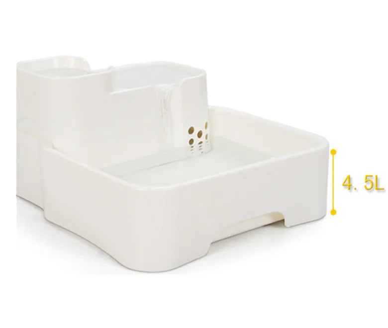 Waterfall Circulating Pet Drinker with Automatic Cat Water Fountain