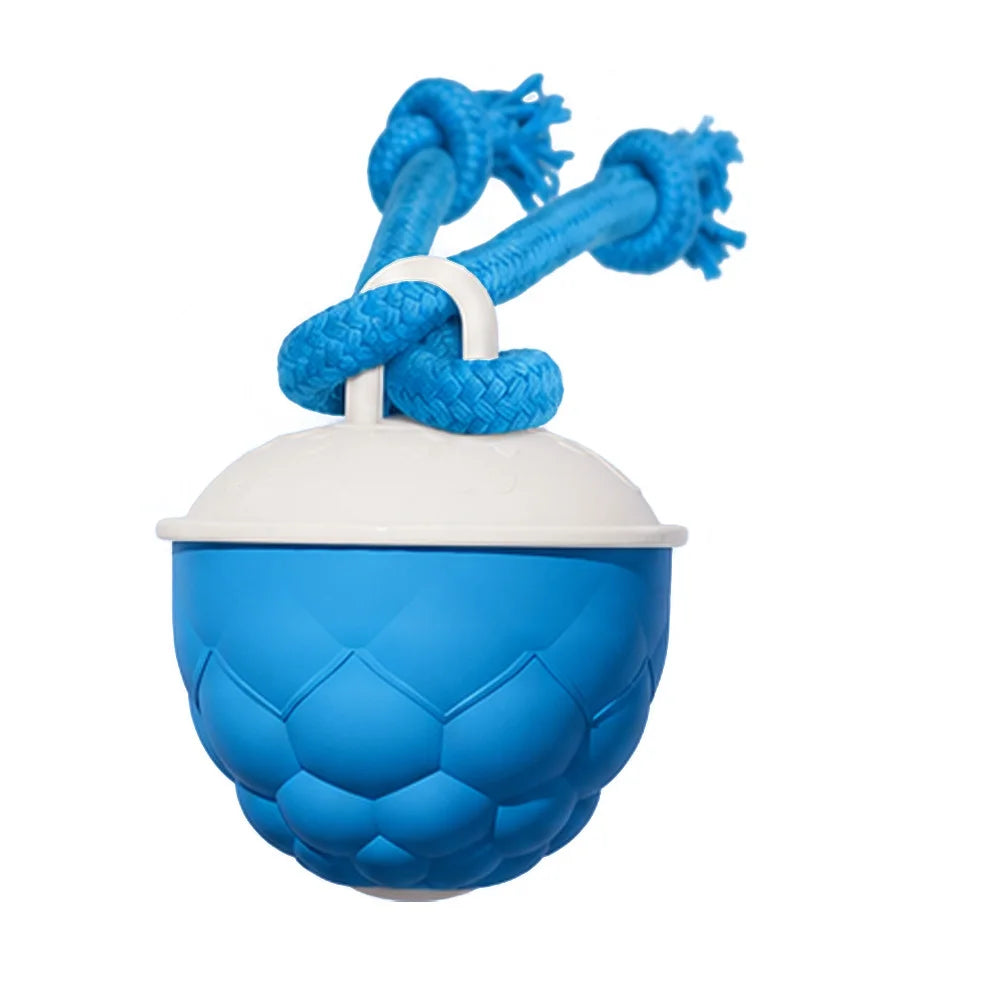 Custom Smart Automatic Rolling Ball Electric Interactive Nylon Rope Sound Ball Lovely Pet