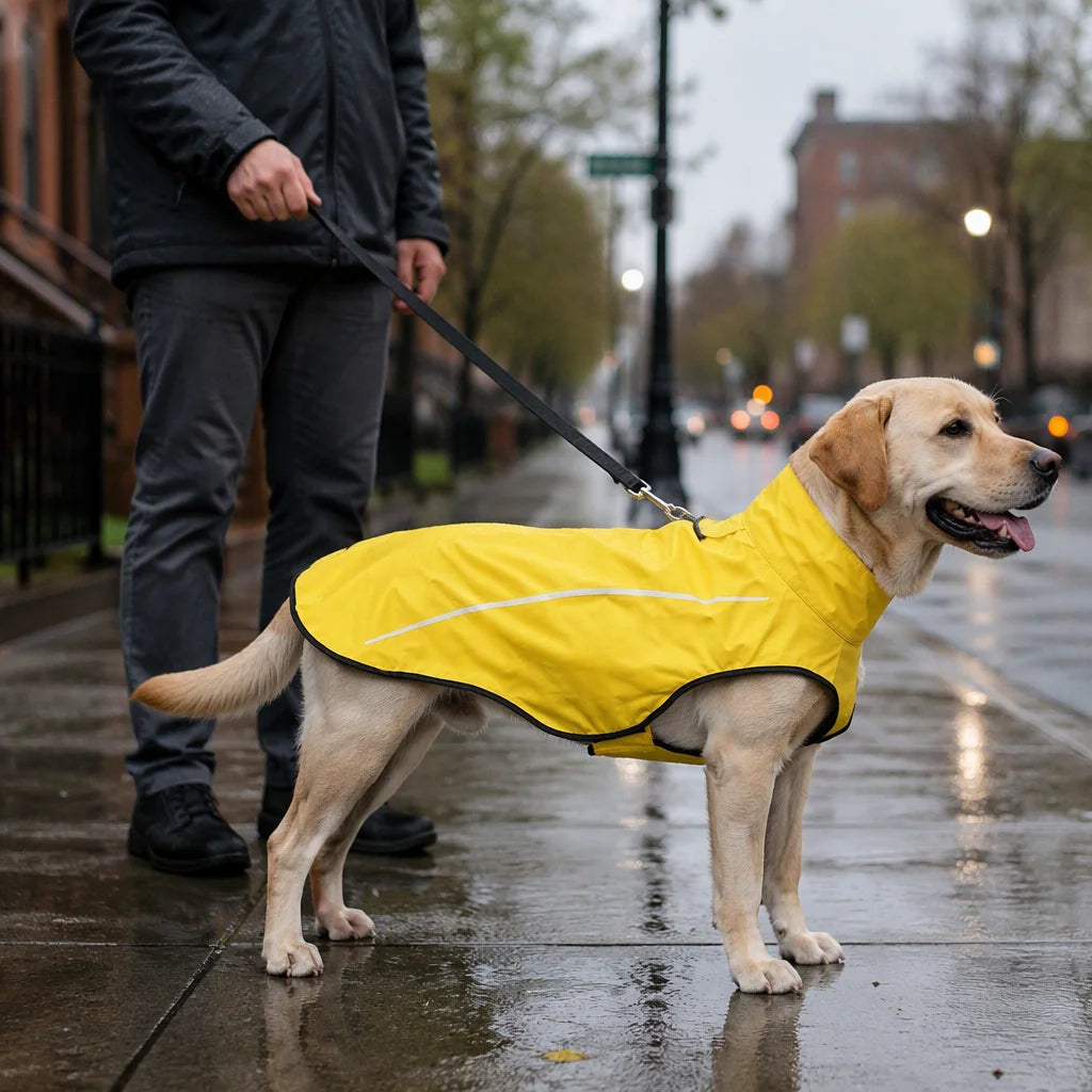 Lightweight Polyester Pet Rain Jacket for All Seasons