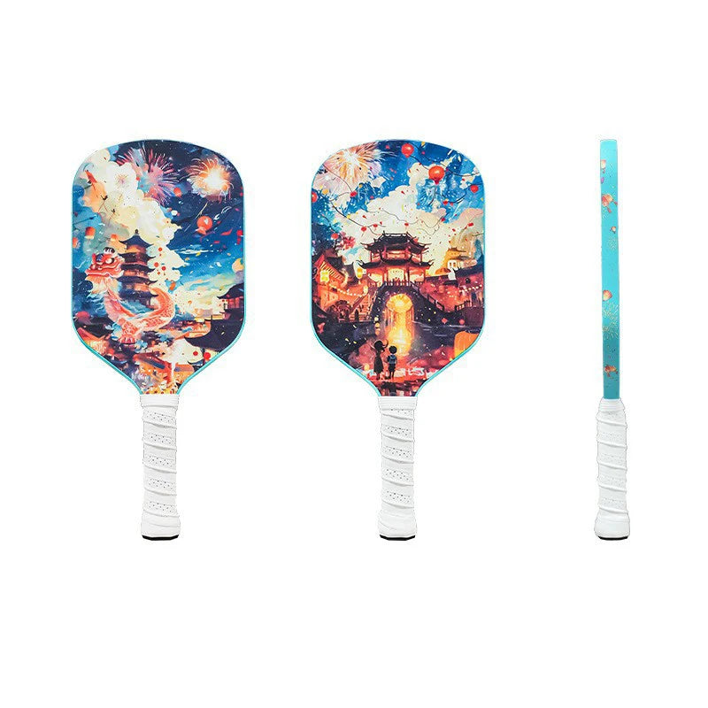 Pickleball Racket Set T700 Carbon Fiber Honeycomb 16mm PP Approved Adult Teenager Custom