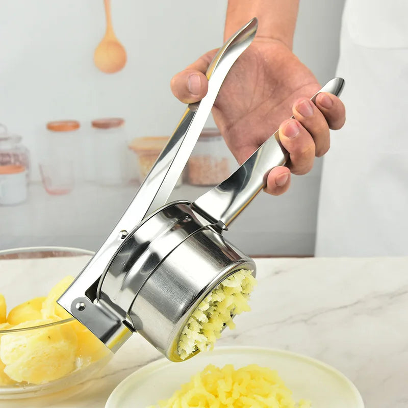 Stainless Steel Manual Potato Citrus Press Juicer Hand Squeezer Multifunctional Fruit