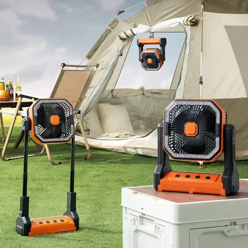 Rechargeable Portable Outdoor Ceiling Fan Electric Battery Fans Ceiling Electric Capacity