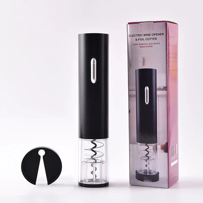 Handheld Cordless AA Battery Operated Electric Wine Bottle Opener Corkscrew Key Set