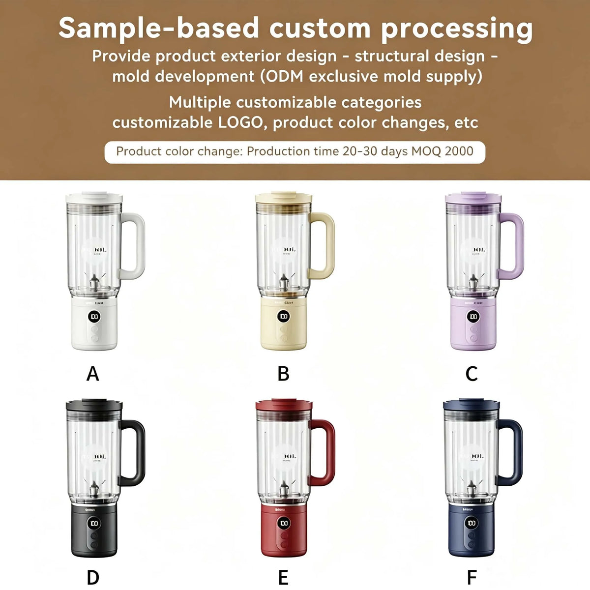 Portable Blender Electric Juice,Mini Licuadora Portatil, Large Bottle Portable Electric