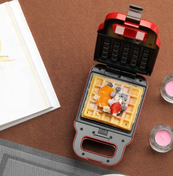 Home Appliance Interchangeable Mini Waffle Sandwich Fish Maker