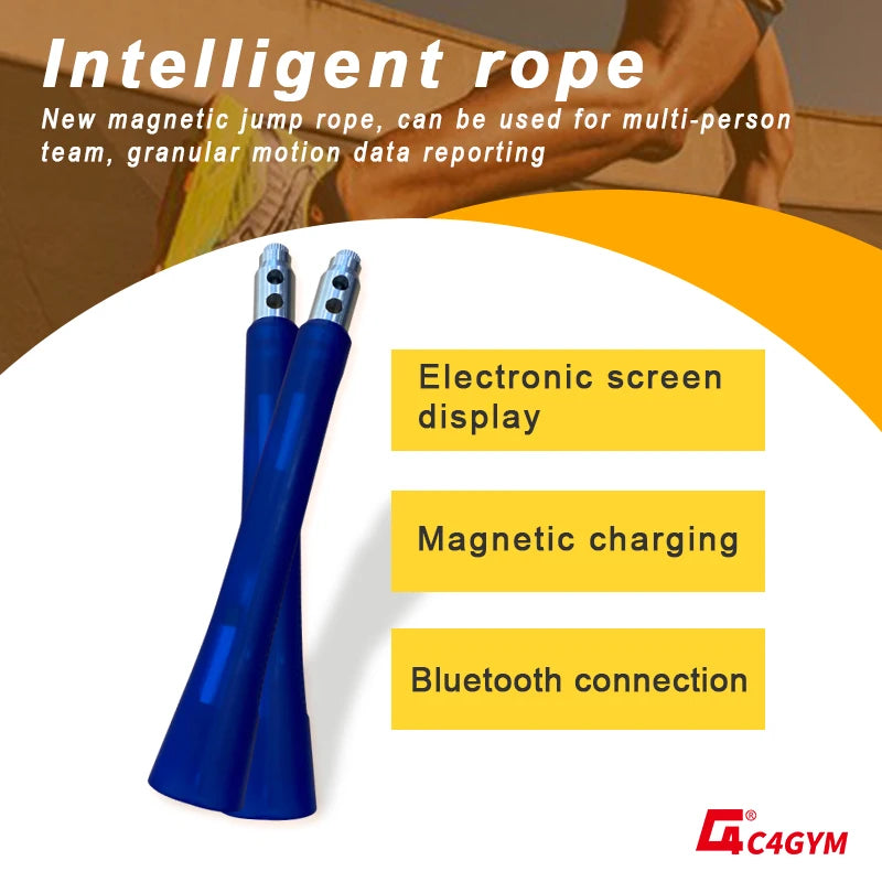 Blue Tooth Digital Smart Jump Rope for Student & Adult Free Counting Wire Skipping Rope