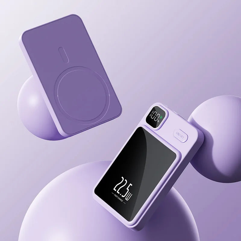 Magnetic Wireless Charger Mini Portable Power Bank 10000mAh 20W Fast Charging for iPhone