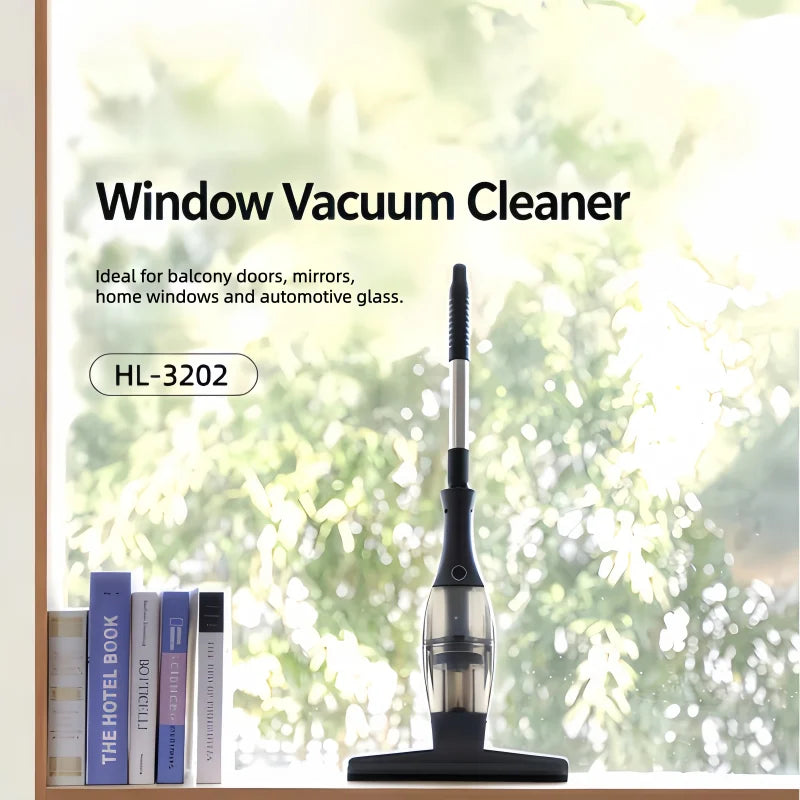 Rechargeable Handheld Glass Vacuum Cleaner Wet Dry Window Squeegee RV Household Car