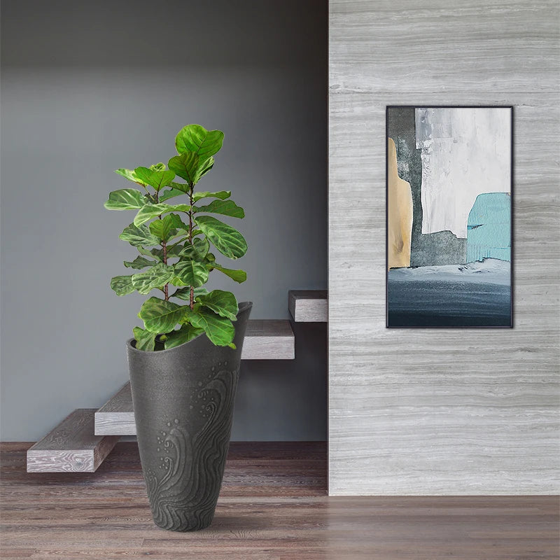 Hot Plastic Garden Self Watering Wall Hanging Vertical Planter Flower Pot