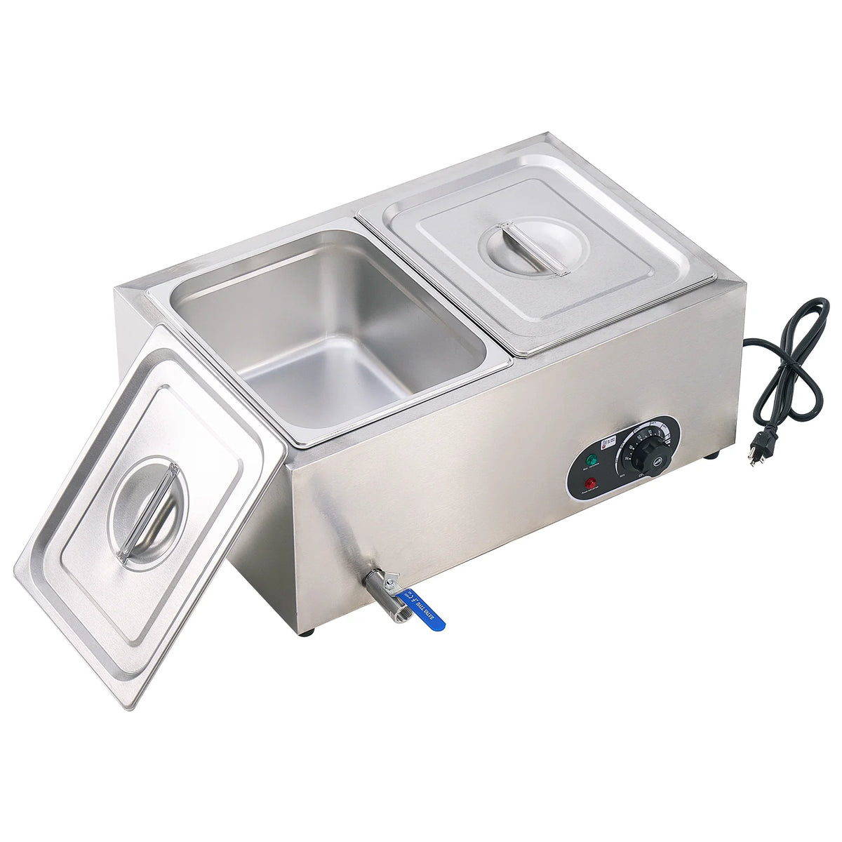 Electric Lunch Box Stainless Steel Insulated Food Warmer Pot for Restaurant Use