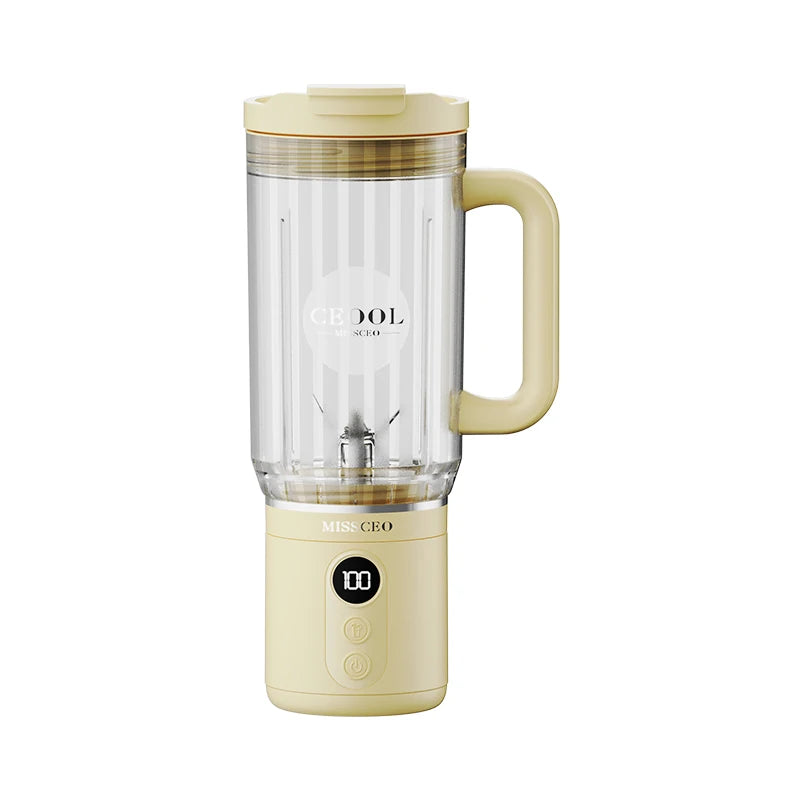 Portable Blender Electric Juice,Mini Licuadora Portatil, Large Bottle Portable Electric