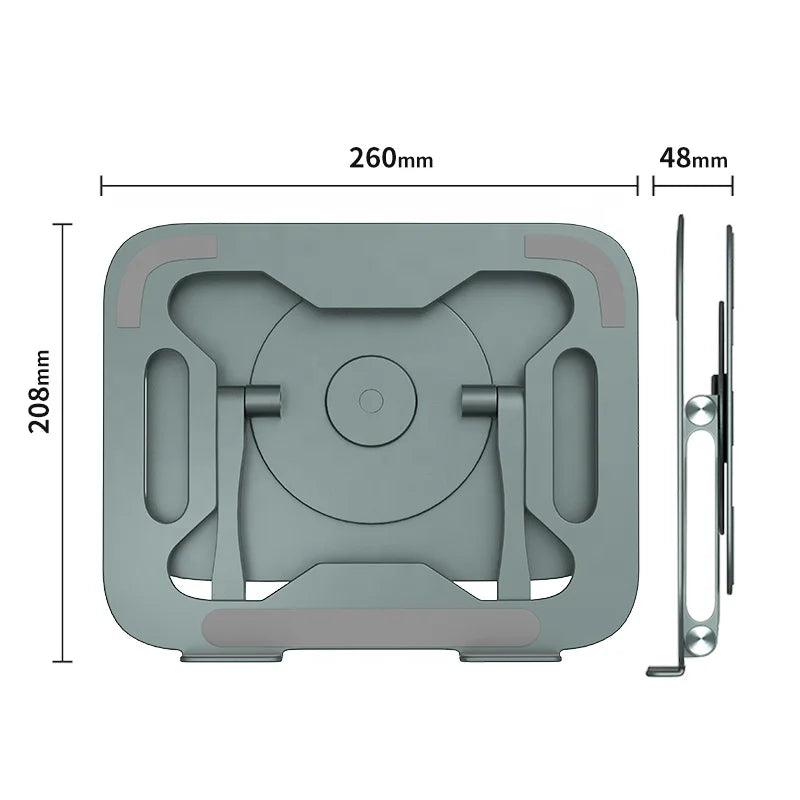 Foldable Aluminum Laptop Desk Stand Vertical Laptop Stand Holder Portable Adjustable