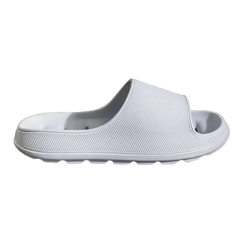 Summer Women'S Cloud-Soft EVA Thick Bottom Hollow Slippers Bath Waterproof Non-Slip Quick