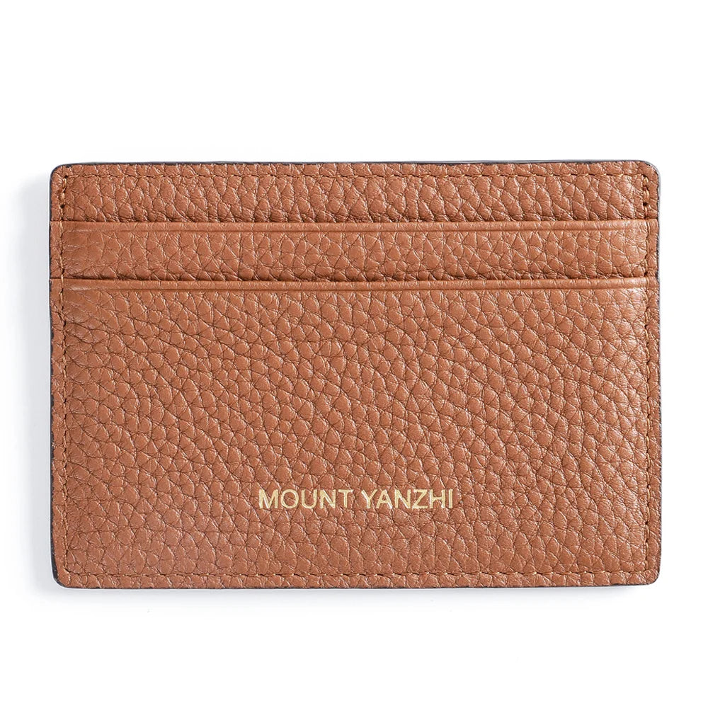 Custom Minimalist Slim Wallet Genuine Leather ID Credit Business Card Holder Luxury RFID