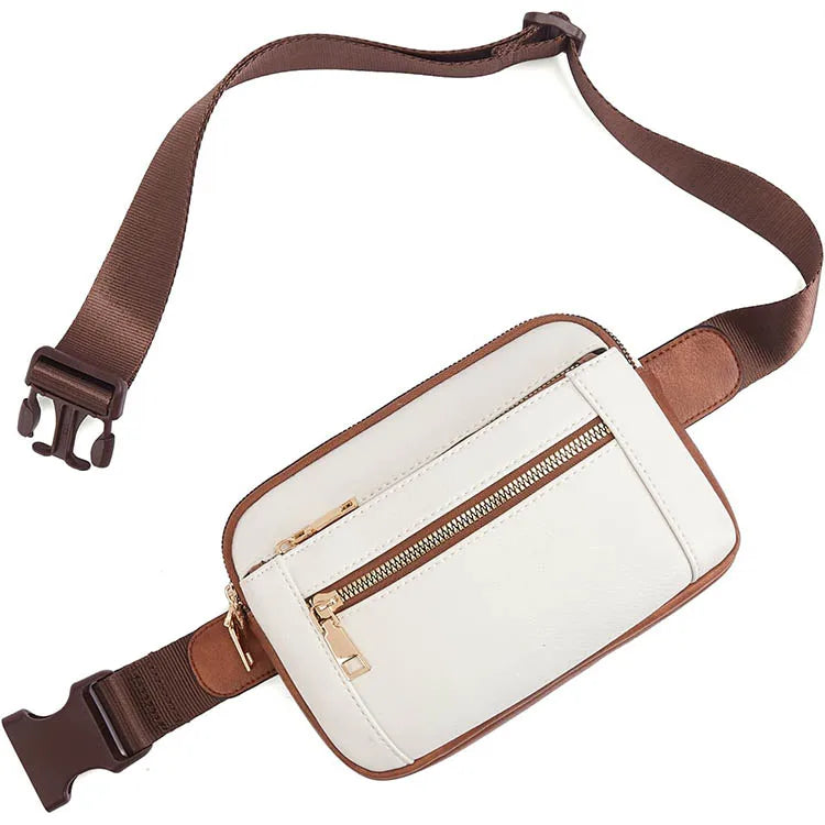 Fashion Casual Bag Autumn Style Cross Body Flap PU Belt Waterproof Lightweight Leather