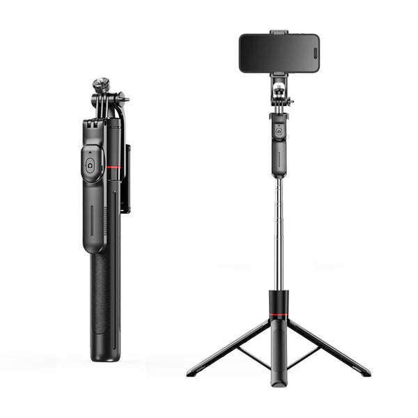 F16 Selfie Stick Anti-Shake Extendable for Remote Control Fill Light 360 Rotation Photo