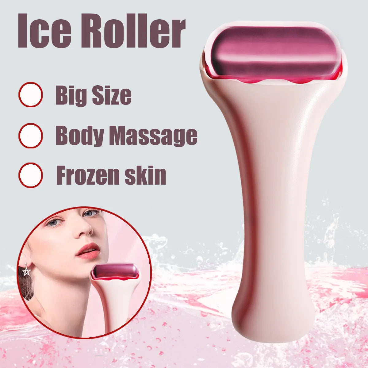 China Face Roller Stainless Steel Skin Care Tools Facial Massager Beauty Products Ice