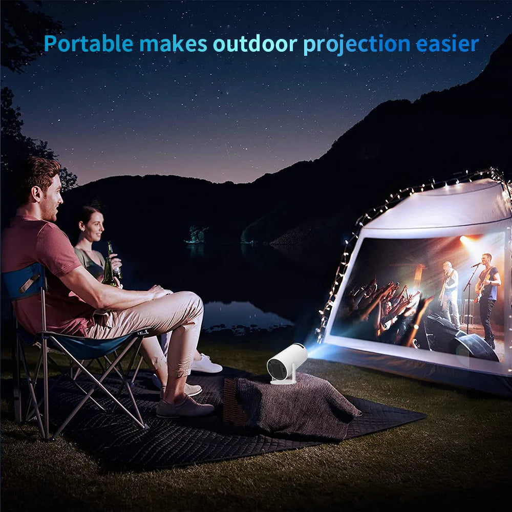 HY300 Pro 3D Smart Portable Video Projector Full HD Android 11 WiFi Mini LCD LED Built-In