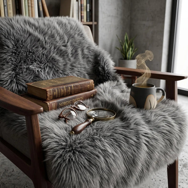 Faux Fox Fur Knit Vest, Windproof Winter Coat
