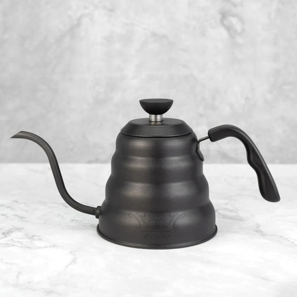 PTFE Black 1200ml Stainless Steel Gooseneck Spout Manual Pour Over Kettle Cloud Shaped
