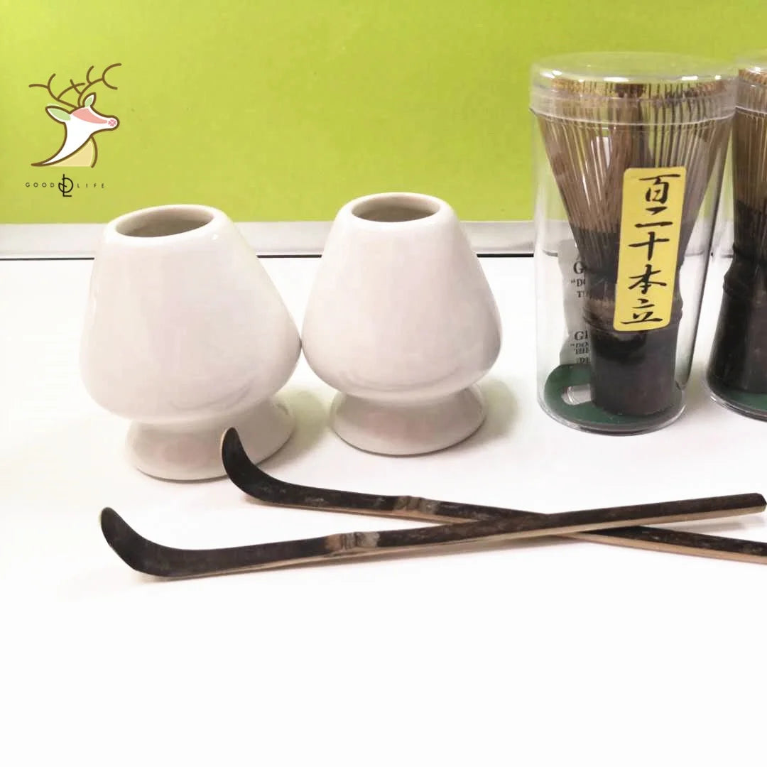 Popular Selling Japanese Bamboo Tea Whisk Chasen Set for Matcha Green Tea Premium Coffee