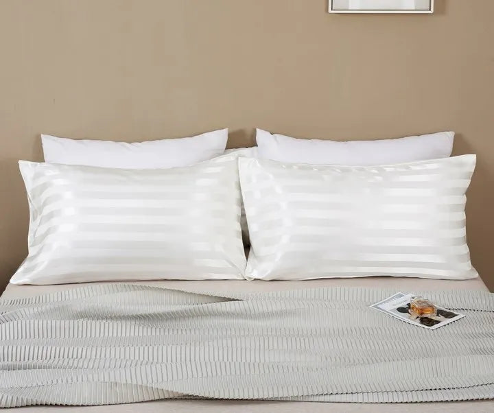 Custom Personality Solid Color Pillowcases Silk Bonnets Pillowcase Satin Silk Pillowcase