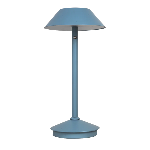 Rechargeable Cordless LED Table Lamp Metal Iron Shade Touch Dimmable 3000K 4100K 6000K