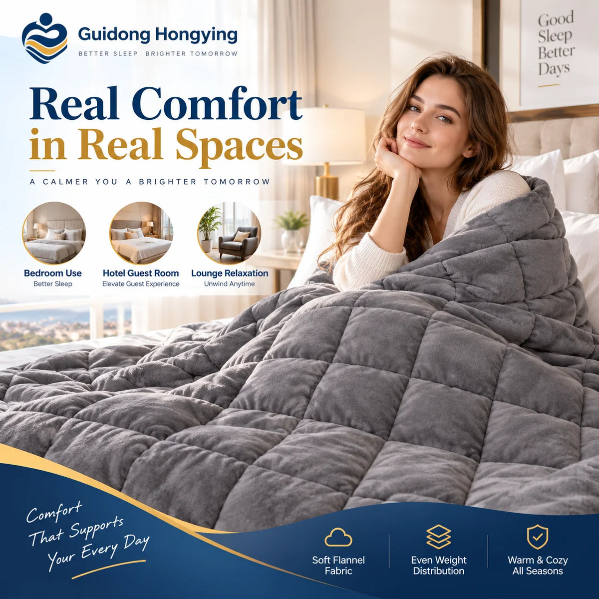 Superior Weighted Blanket Chunky Knit Velvet Weighted Blanket for Adults and Kids
