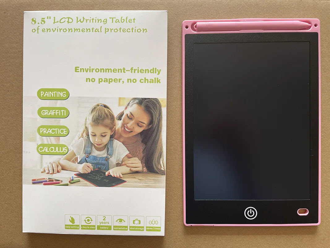 8.5 Inch 10 Inch 12 Inch LCD Writing Board Memo Pads Style Children'S Digital Electronic