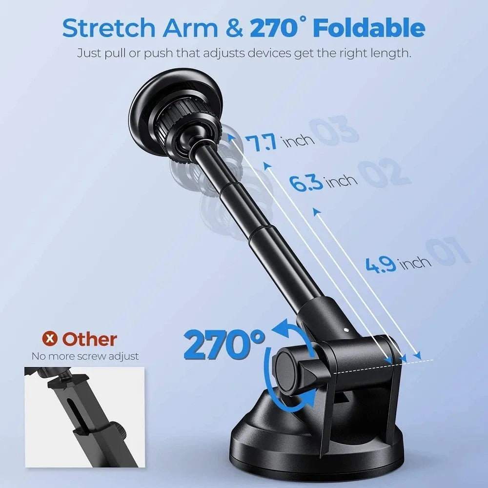 Sales Stable Magnetic Car Phone Mount Universal Suction Cup Mobile Phone Holder Hit