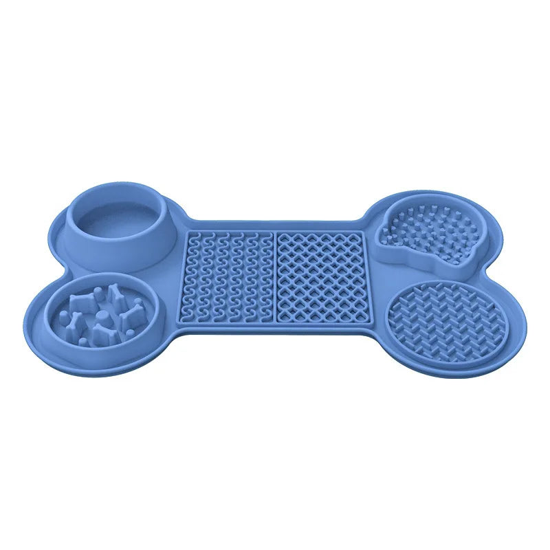 Silicone Dog Lick Mat Food Safe Waterproof Non-Slip with Suction Cups for Puppy