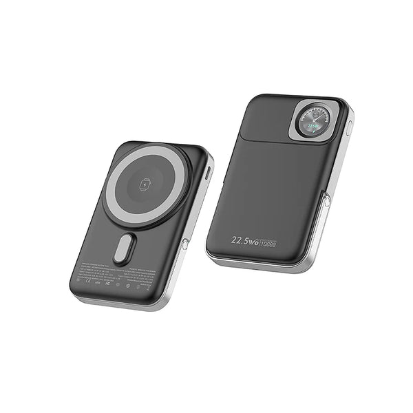 Premium 15W Qi2 10000Mah Magnetic Wireless Power Bank Foldable Holder for Iphone Pd 20W