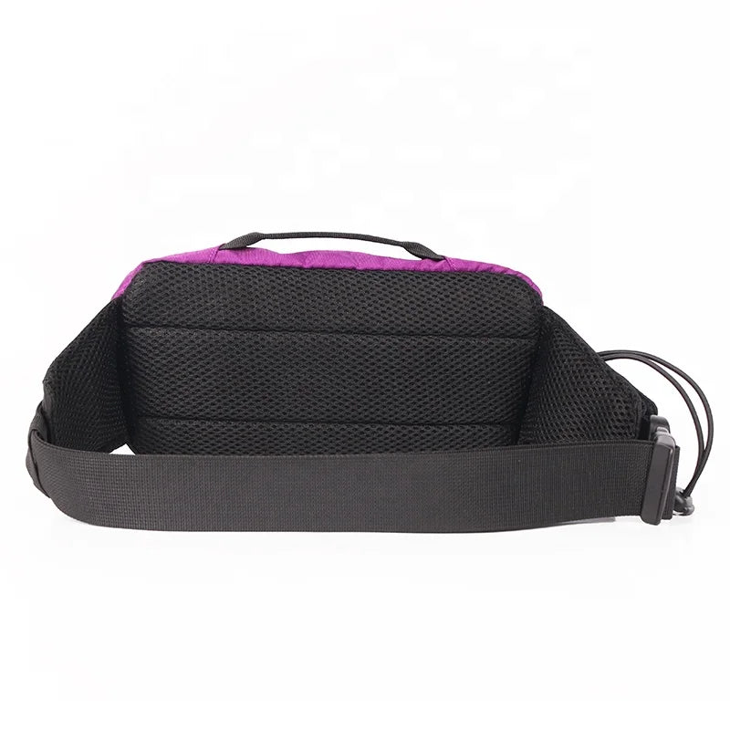 Custom Adjustable Strap Fashion Lightweight Running Hiking Crossbody Fanny Pack Belt Bag