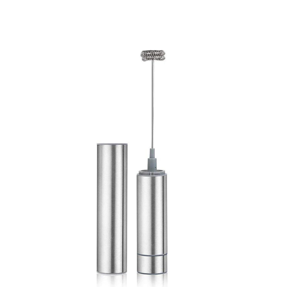 Milk Frother Rechargeable Handheld Electric Whisk Coffee Mixer With 3 Speed Adjustable