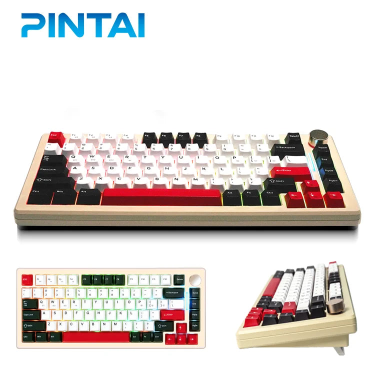 82 Key Mechanical Gaming Keyboard Lighting Keyboard Wireless Mechanical Keyboard for PC/