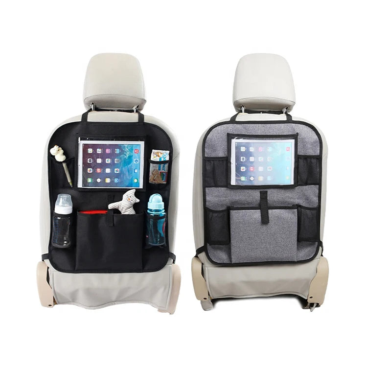 Polyester Classic Car Backseat Trunk Organizer Mats 4-6 Compartments-Reusable