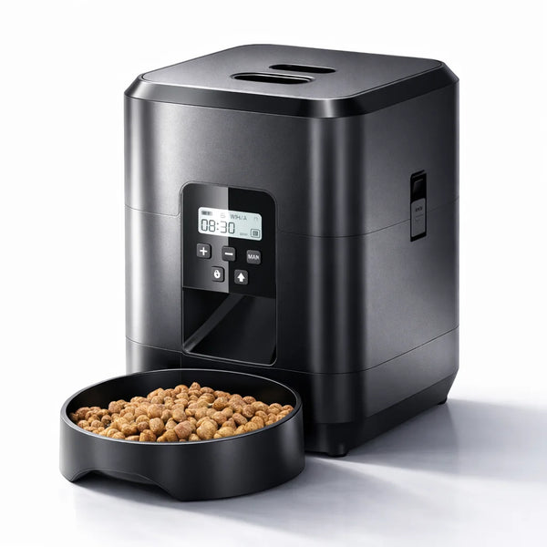 2L Automatic Dog Feeder for Dry Food, Timed Portions, WiFi and Camera Models