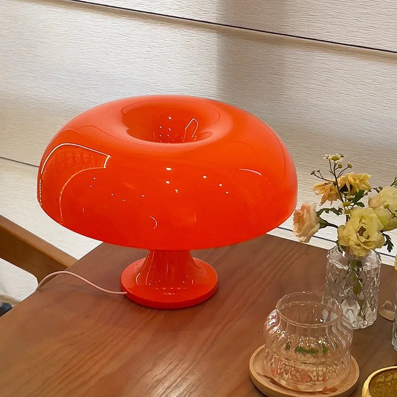 Modern Mushroom Lamp Cordless LED Night Light With Warm White Light For Bedrooms Home