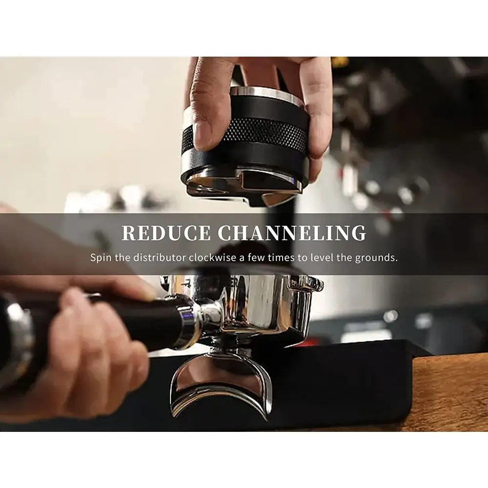 Espresso Accessories Coffee Distributor Double Sided Adjustable Depth Espresso