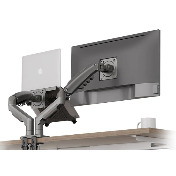 Modern 90 Degree Tilt Laptop Stand with 32 Adjustable Gas Spring New Flexible Desk Mount