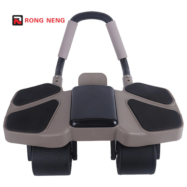 Durable ABS+Steel Indoor Power Stretch Roller Abdominal Muscle Fitness Wheel