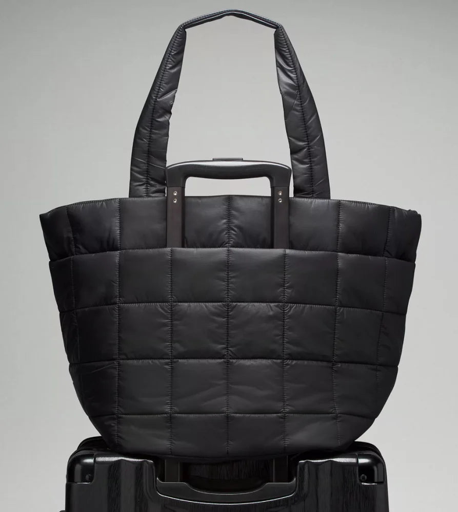 Custom Quilted Puffer Tote Bag Lightweight Nylon Puffer Carryall Bag for Women Girl