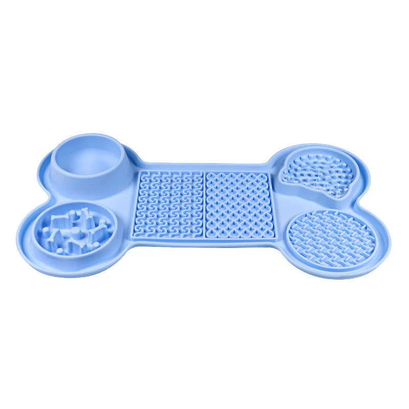 Silicone Dog Lick Mat Food Safe Waterproof Non-Slip with Suction Cups for Puppy