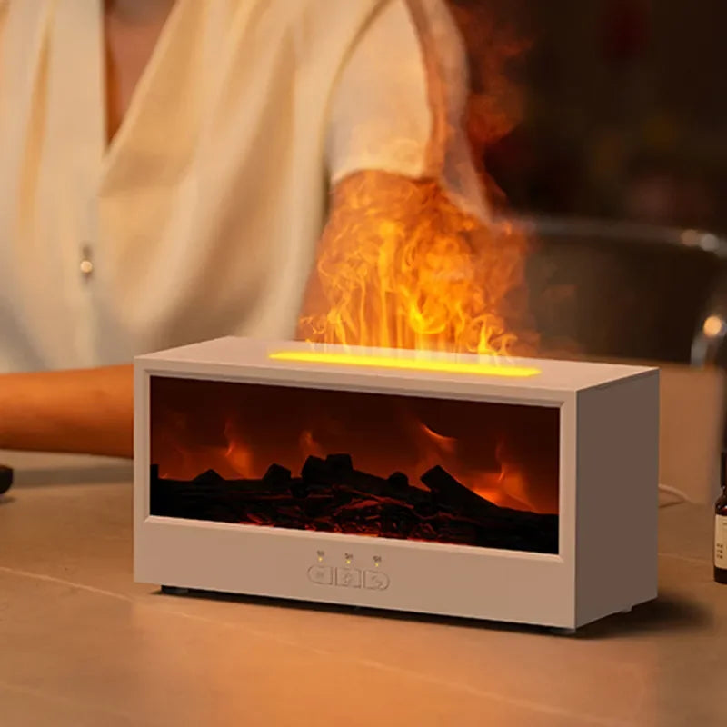 Portable Fireplace Diffuser Aroma Diffuser Essential Oil Diffuser USB Flame Air