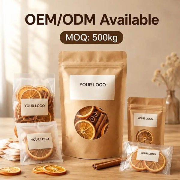 100% Natural Dried Orange Slices Sour Taste Cocktail Garnish No Added Sugar Natural