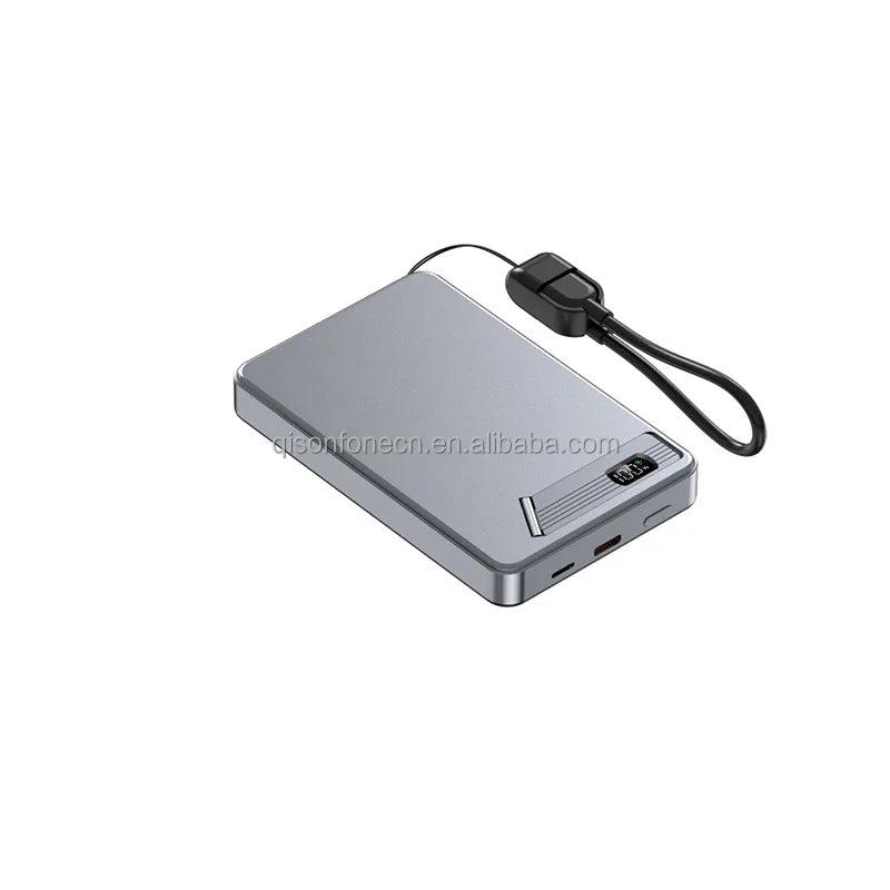 Fast Charging Wireless Power Banks Charger 10000 Mah Mini Magnetic Power Bank 22.5w