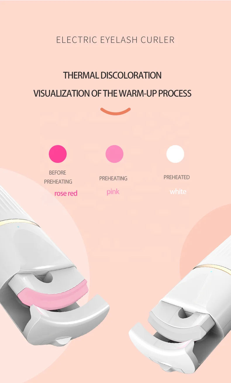 Professional Heated with Silicone Refill Pad Curling Tool for Women Long Lasting