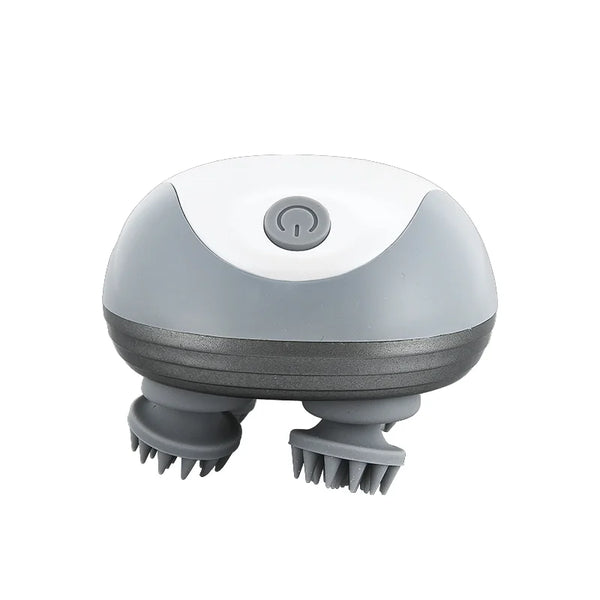 Promotion Portable Cordless Electric Octopus Head Massager Automatic Silicon Neck Relax