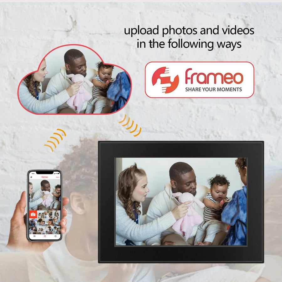 10.1 Inch 1280*800 16:10 32GB Wifi Touch Smart Digital Photo Picture Video Frame Plastic